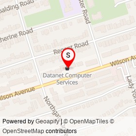 Ae Printing on Wilson Avenue, Toronto Ontario - location map
