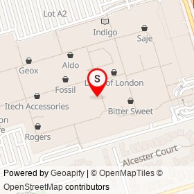 Tory Burch on Dufferin Street, Toronto Ontario - location map