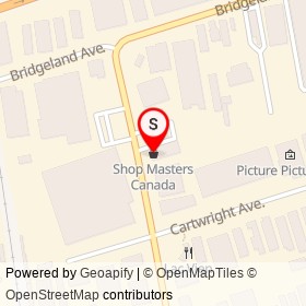 Shop Masters Canada on Caledonia Road, Toronto Ontario - location map