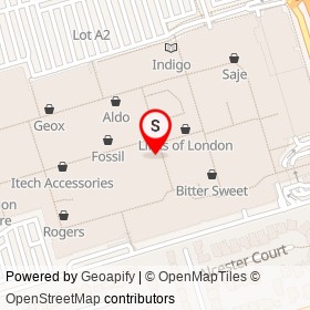 J.Crew on Dufferin Street, Toronto Ontario - location map
