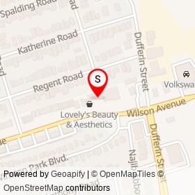 Beauty Salon 624 on Wilson Avenue, Toronto Ontario - location map
