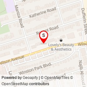 City Print on Wilson Avenue, Toronto Ontario - location map