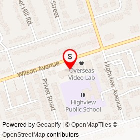 Hoa Da on Wilson Avenue, Toronto Ontario - location map