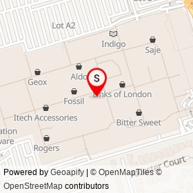 Oliver Peoples on Dufferin Street, Toronto Ontario - location map