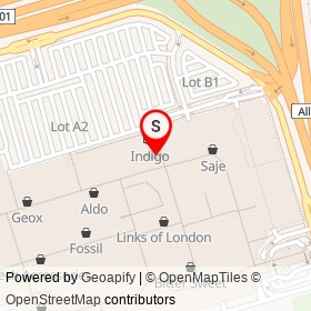 Moxie's on Dufferin Street, Toronto Ontario - location map