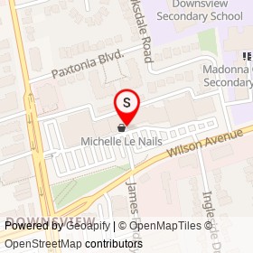 Vic's Hardware on Wilson Avenue, Toronto Ontario - location map