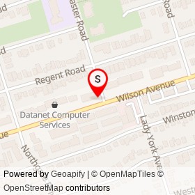 No Name Provided on Ancaster Road, Toronto Ontario - location map