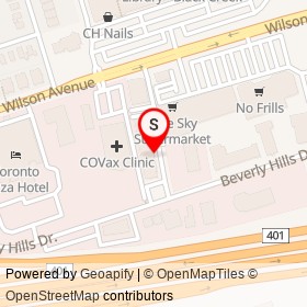 El Gaucho on Beverly Hills Drive, Toronto Ontario - location map