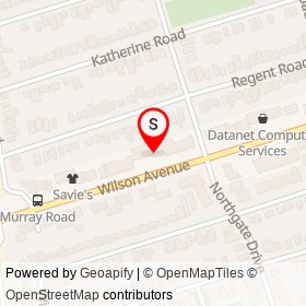 Emporio de los Sandwiches on Wilson Avenue, Toronto Ontario - location map