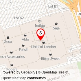 Thaï Express on Dufferin Street, Toronto Ontario - location map