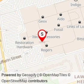 Lush on Dufferin Street, Toronto Ontario - location map