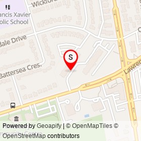No Name Provided on Lawrence Avenue West, Toronto Ontario - location map