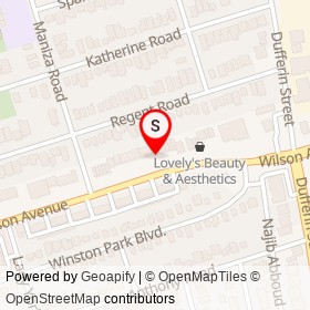 Downsview Travel Agency on Wilson Avenue, Toronto Ontario - location map