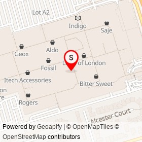 Burberry on Dufferin Street, Toronto Ontario - location map