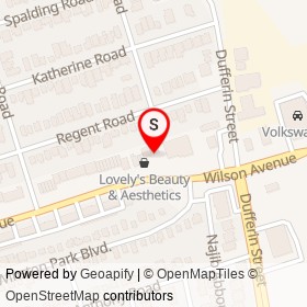 Use Hair Studio on Wilson Avenue, Toronto Ontario - location map