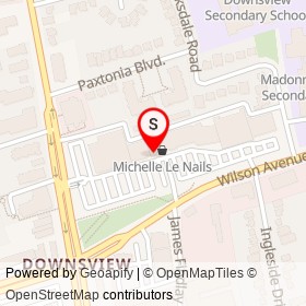 Pizza Pizza on Wilson Avenue, Toronto Ontario - location map