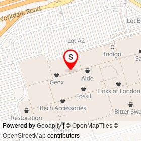 La Senza on Dufferin Street, Toronto Ontario - location map
