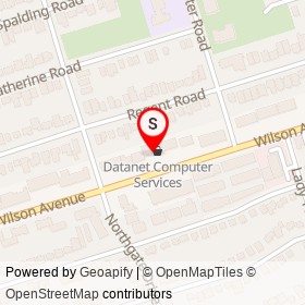 Andy's Variety on Wilson Avenue, Toronto Ontario - location map