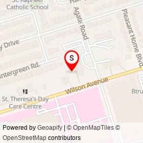 No Name Provided on Wilson Avenue, Toronto Ontario - location map