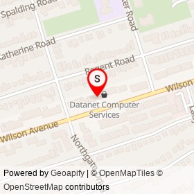 Sunshine Spa on Wilson Avenue, Toronto Ontario - location map