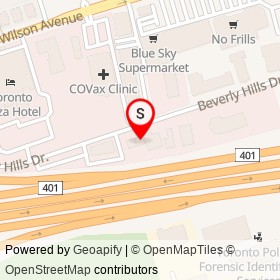 Imperial Autozone Inc. on Beverly Hills Drive, Toronto Ontario - location map