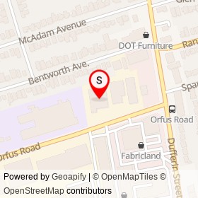 Grande Cheese on Orfus Road, Toronto Ontario - location map