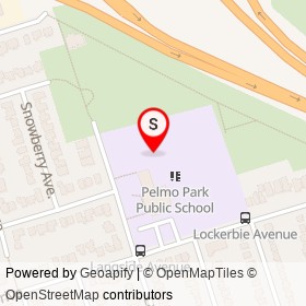 No Name Provided on Langside Avenue, Toronto Ontario - location map