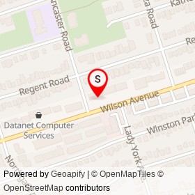 One Two Three Nails & Spa on Wilson Avenue, Toronto Ontario - location map