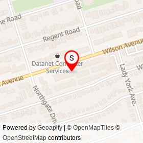 Chef 47 on Wilson Avenue, Toronto Ontario - location map