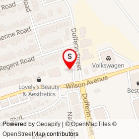 Husky on Dufferin Street, Toronto Ontario - location map