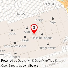 KFC on Dufferin Street, Toronto Ontario - location map