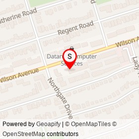 Stella's Corset on Wilson Avenue, Toronto Ontario - location map