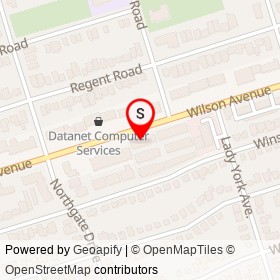 Doggle on Wilson Avenue, Toronto Ontario - location map