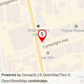 Alpha Tire on Cartwright Avenue, Toronto Ontario - location map