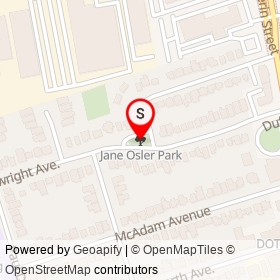 Jane Osler Park on , Toronto Ontario - location map