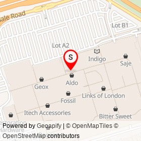 The Body Shop on Dufferin Street, Toronto Ontario - location map