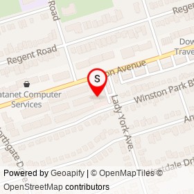 Glamour Concept Studios on Winston Park Boulevard, Toronto Ontario - location map