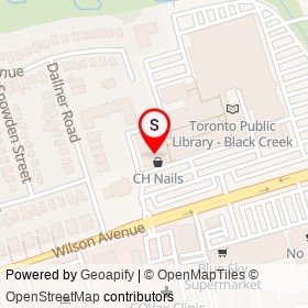 Winners on Wilson Avenue, Toronto Ontario - location map