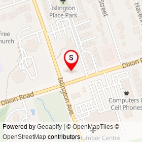 Supreme Lube on Dixon Road, Toronto Ontario - location map