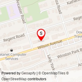 K&D Variety on Wilson Avenue, Toronto Ontario - location map