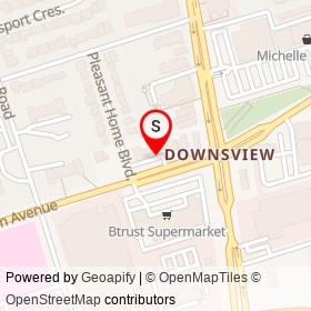 JY Best Cut on Wilson Avenue, Toronto Ontario - location map