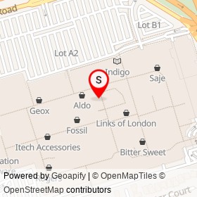 Kiehl's on Dufferin Street, Toronto Ontario - location map