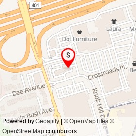 CIBC on Knob Hill Drive, Toronto Ontario - location map