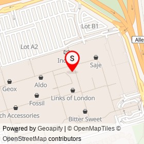 Massimo Dutti on Dufferin Street, Toronto Ontario - location map