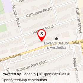 Able Lock on Wilson Avenue, Toronto Ontario - location map