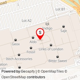 Lacoste on Dufferin Street, Toronto Ontario - location map