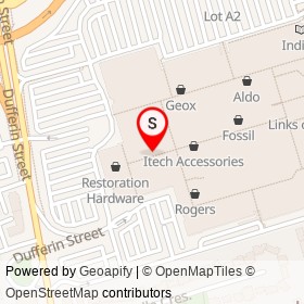 Village Juicery on Dufferin Street, Toronto Ontario - location map