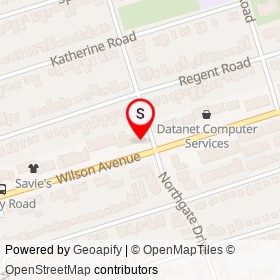 National Sewing Supply on Wilson Avenue, Toronto Ontario - location map