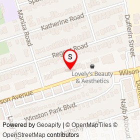 The Knitting Loft on Wilson Avenue, Toronto Ontario - location map