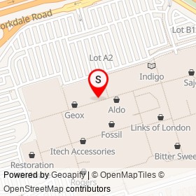 Gap on Dufferin Street, Toronto Ontario - location map